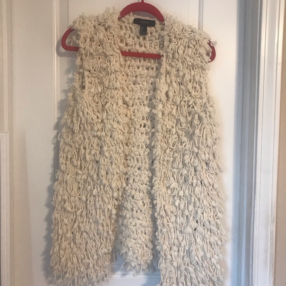 Forever 21 Shaggy Vest